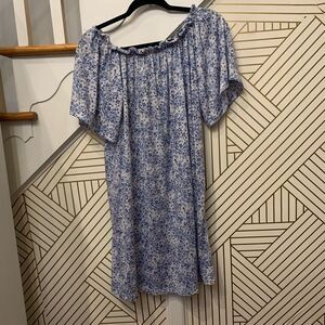 H&M Off the Shoulder Floral Print Dress NWT
